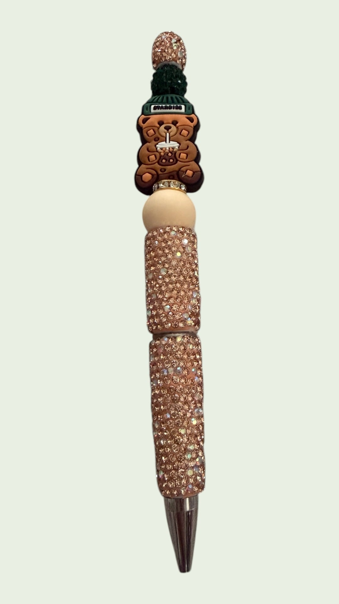 Gold Teddy Bear Pen