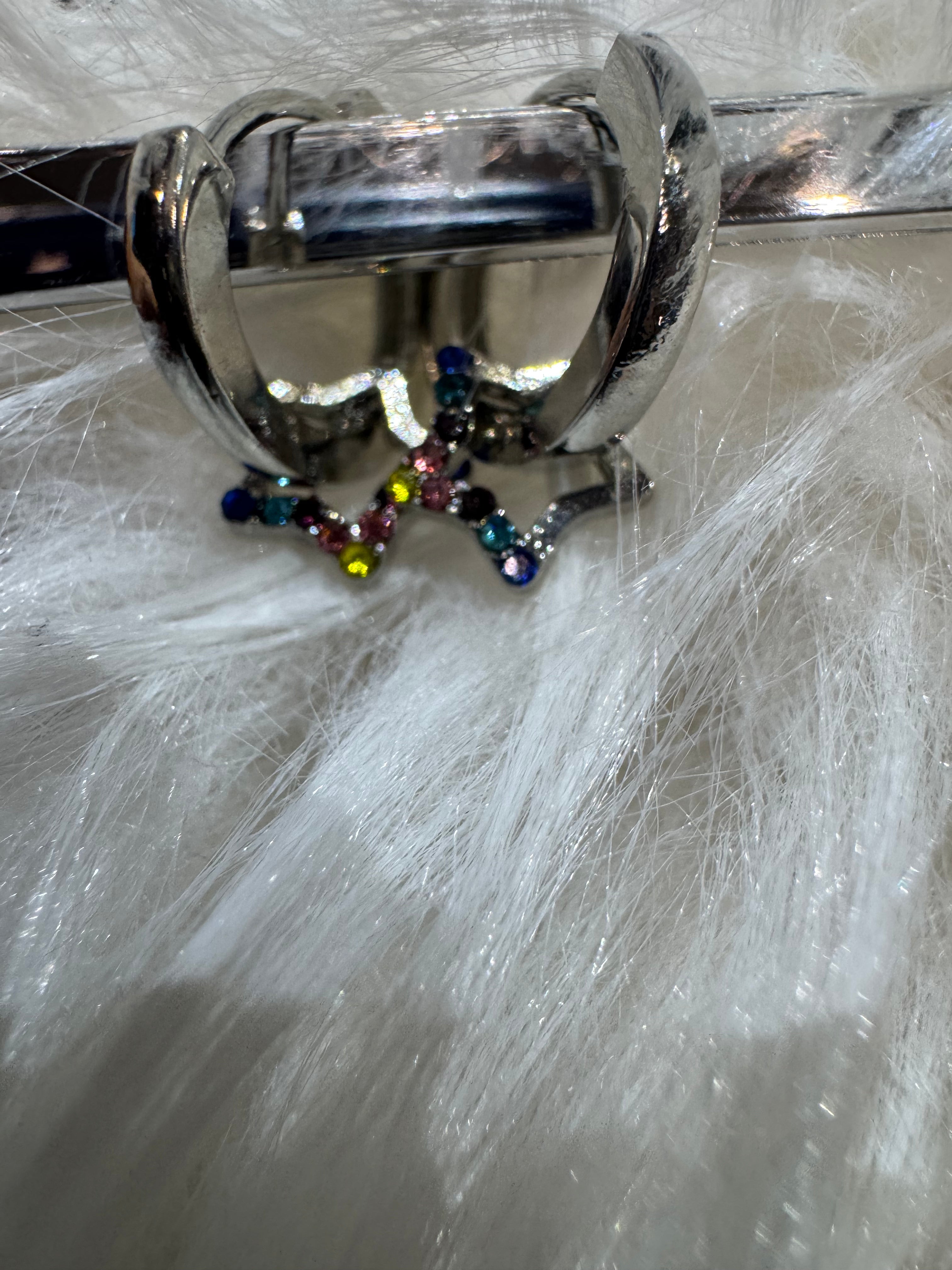 Kids Huggie Hoop Earrings With Crystal Stars