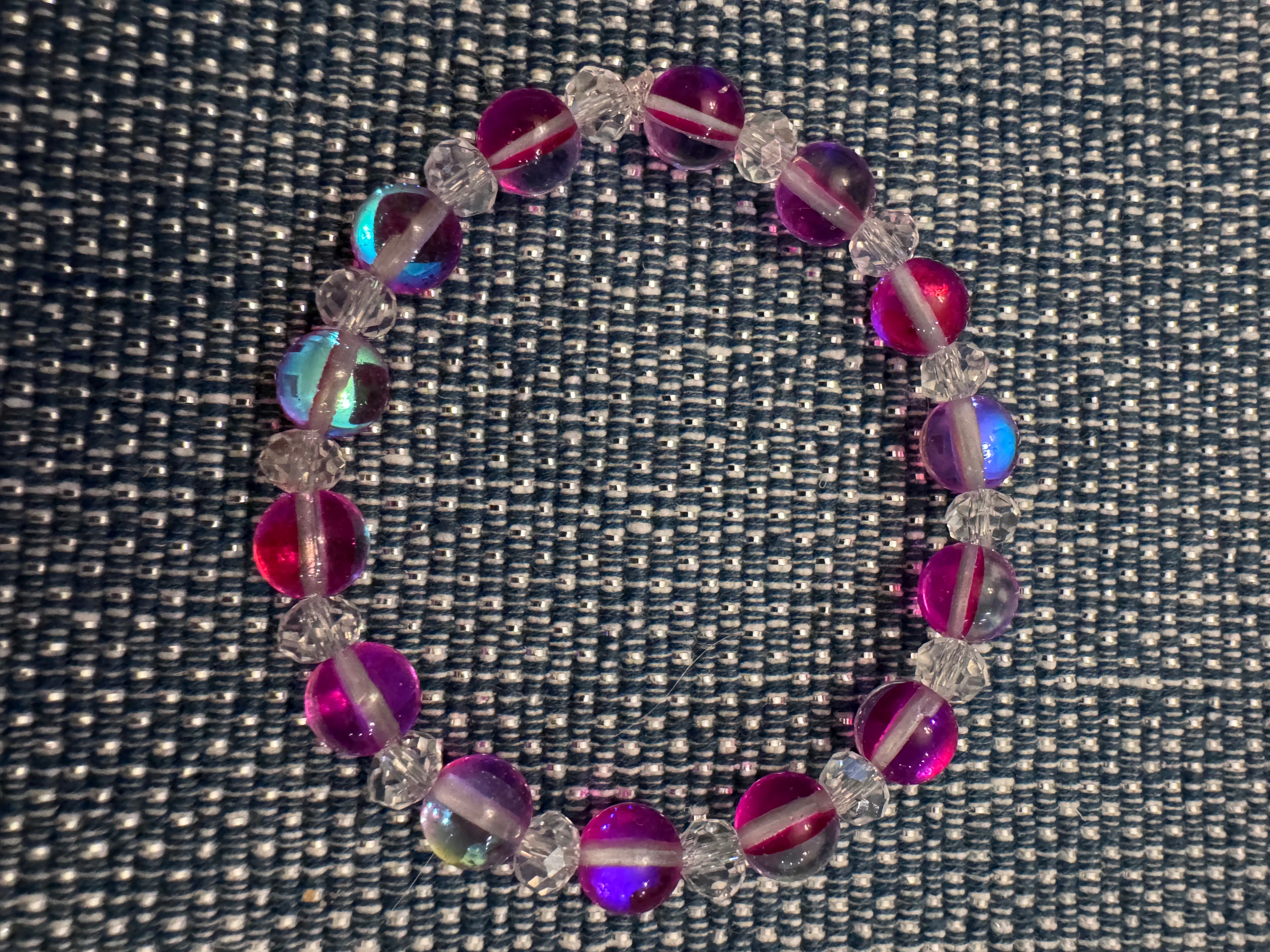 Glass and Pink Glow