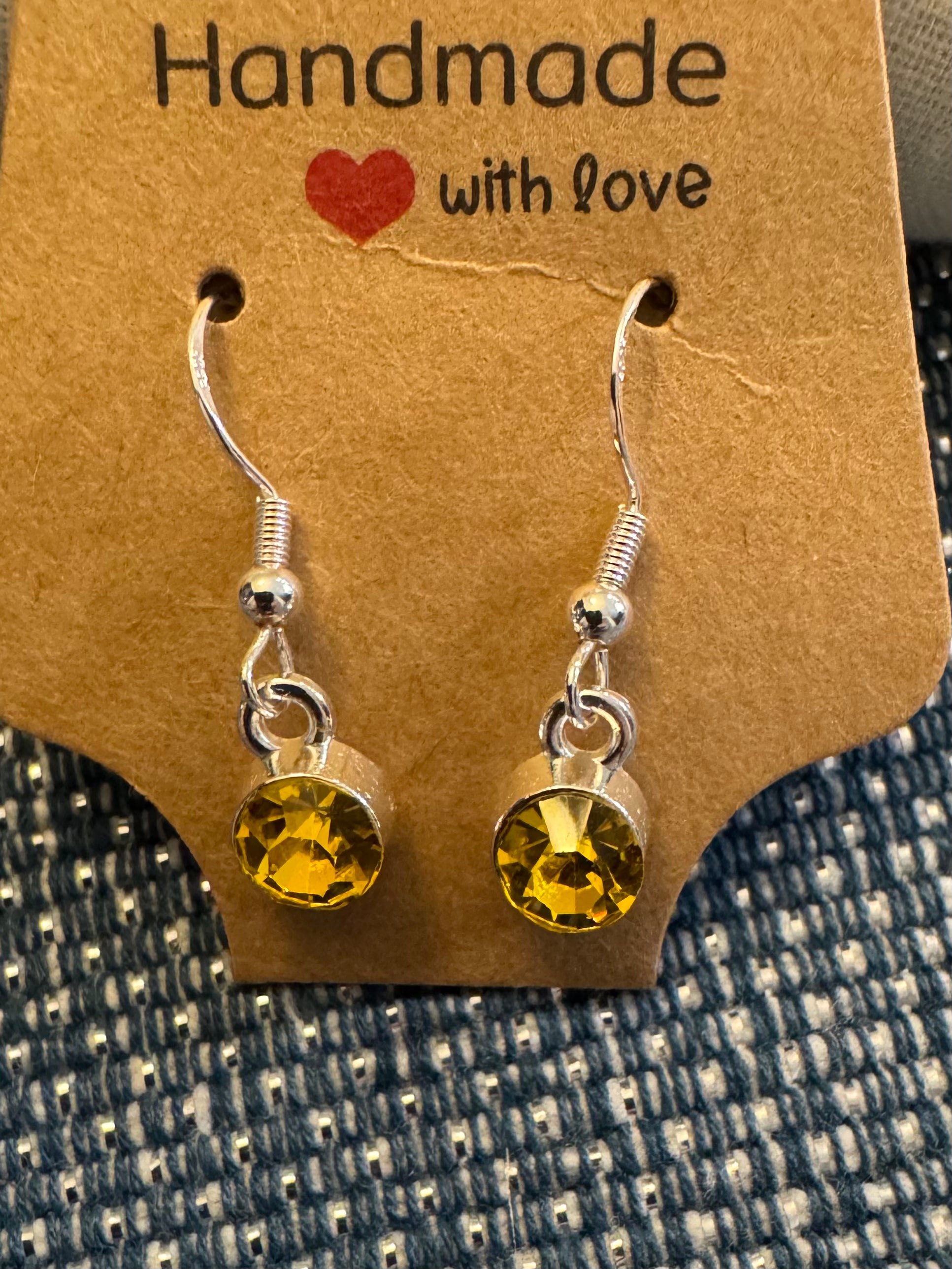 November Birthstone Earrings