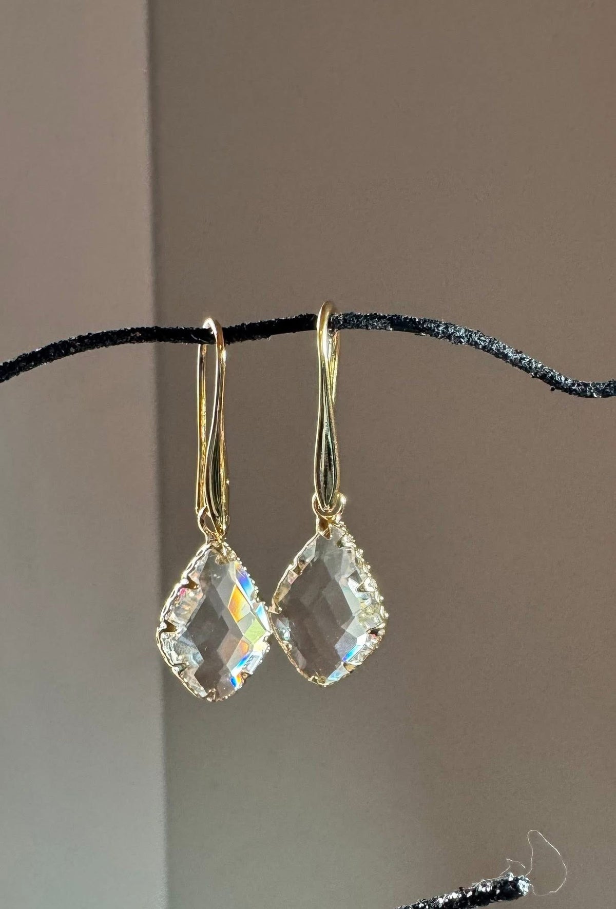 Gold Plated Drop Earings